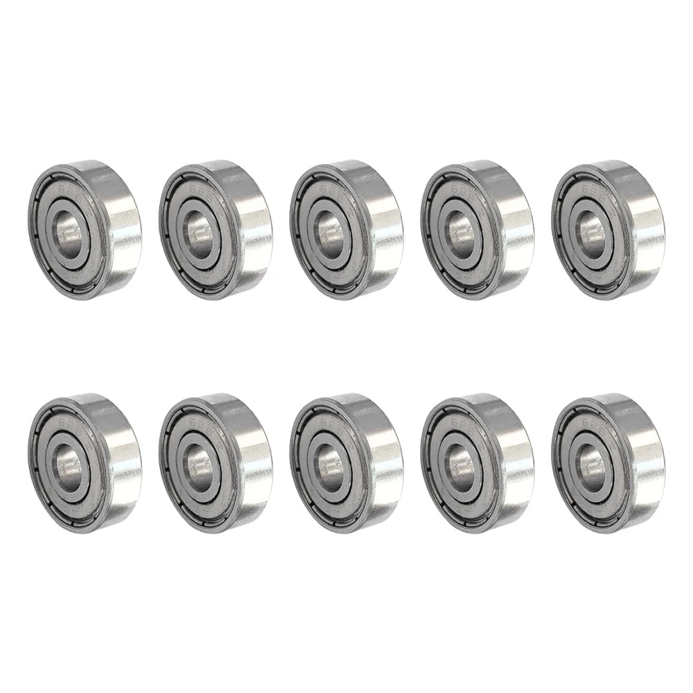 10PCS Flange Ball Bearing Set – 3D Printer Deep Groove Pulley Wheels Peaceful Pleasures Health and Wellness