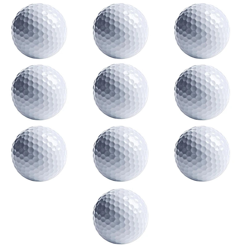 High quality 10/20Pcs Golf Balls Driving Range Double-layer Match Ball Colored Durable Golf Training Practice Ball for Match Use Peaceful Pleasures Health and Wellness 10pcs