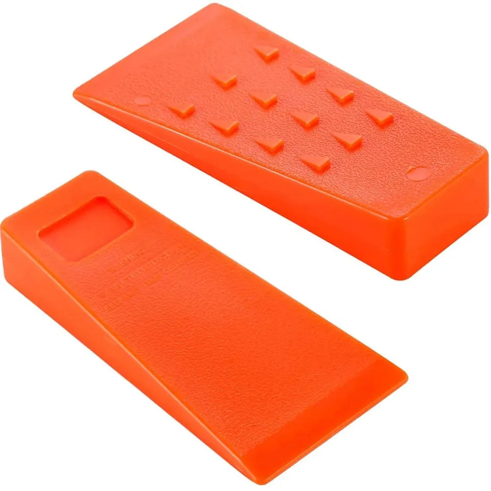 Portable Wedge Orange Plastic Felling Felled Chock Tree Cutting