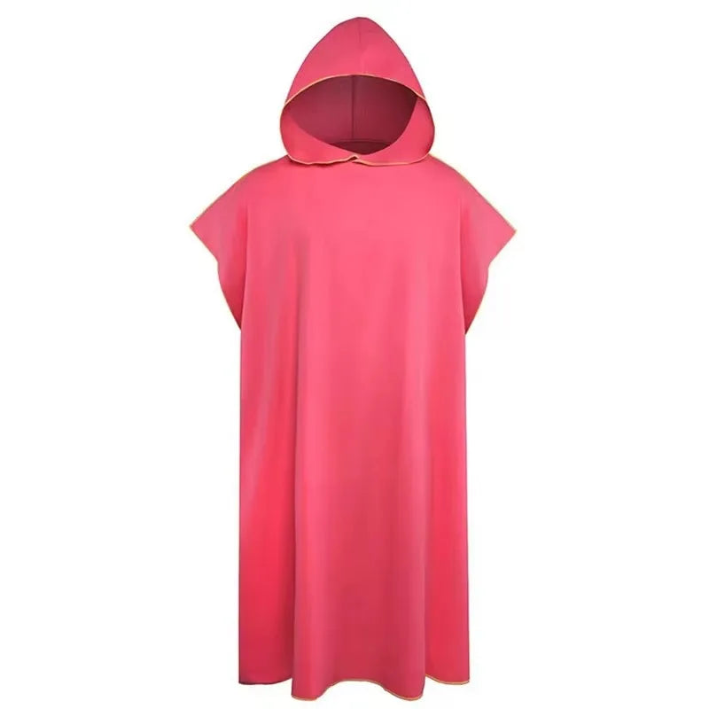 Microfiber Hooded Swim Robe – Quick-Dry Beach & Pool Wrap