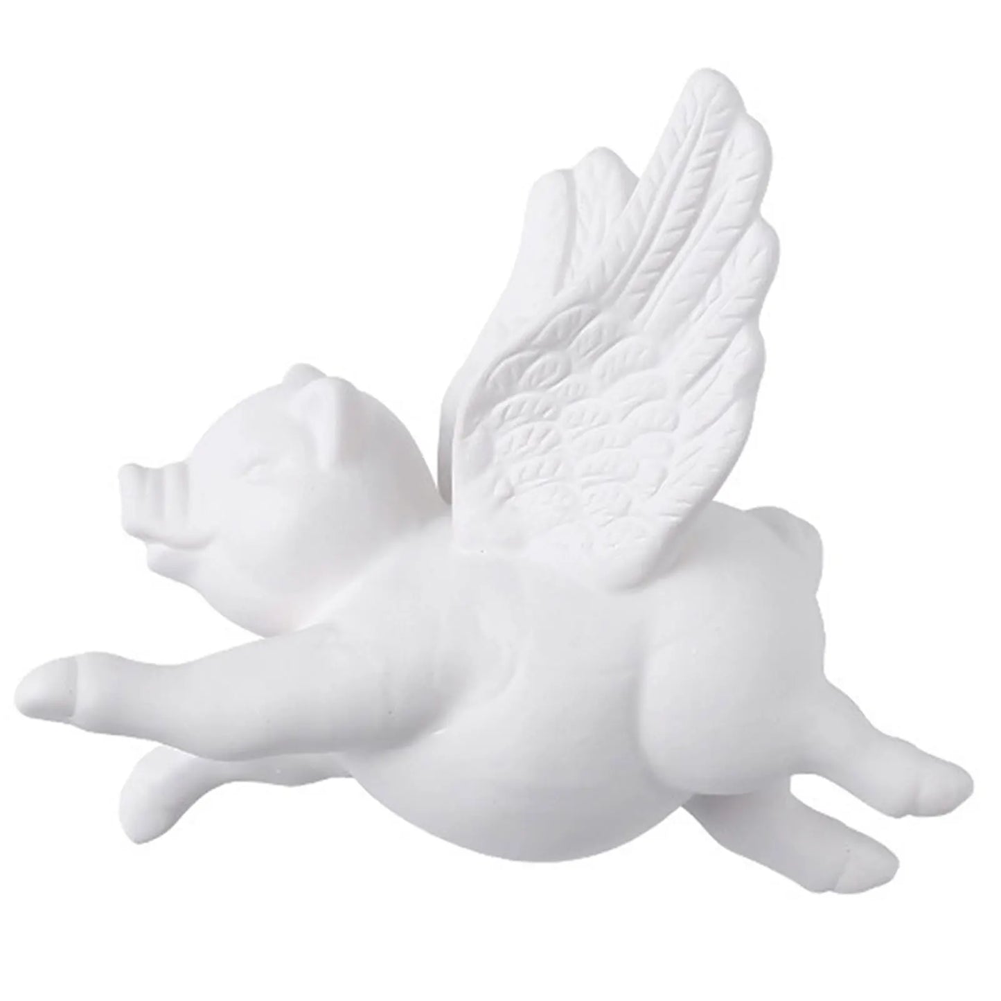 Ceramic Flying Pig Wall Decor | 3D Nordic Hanging Ornament