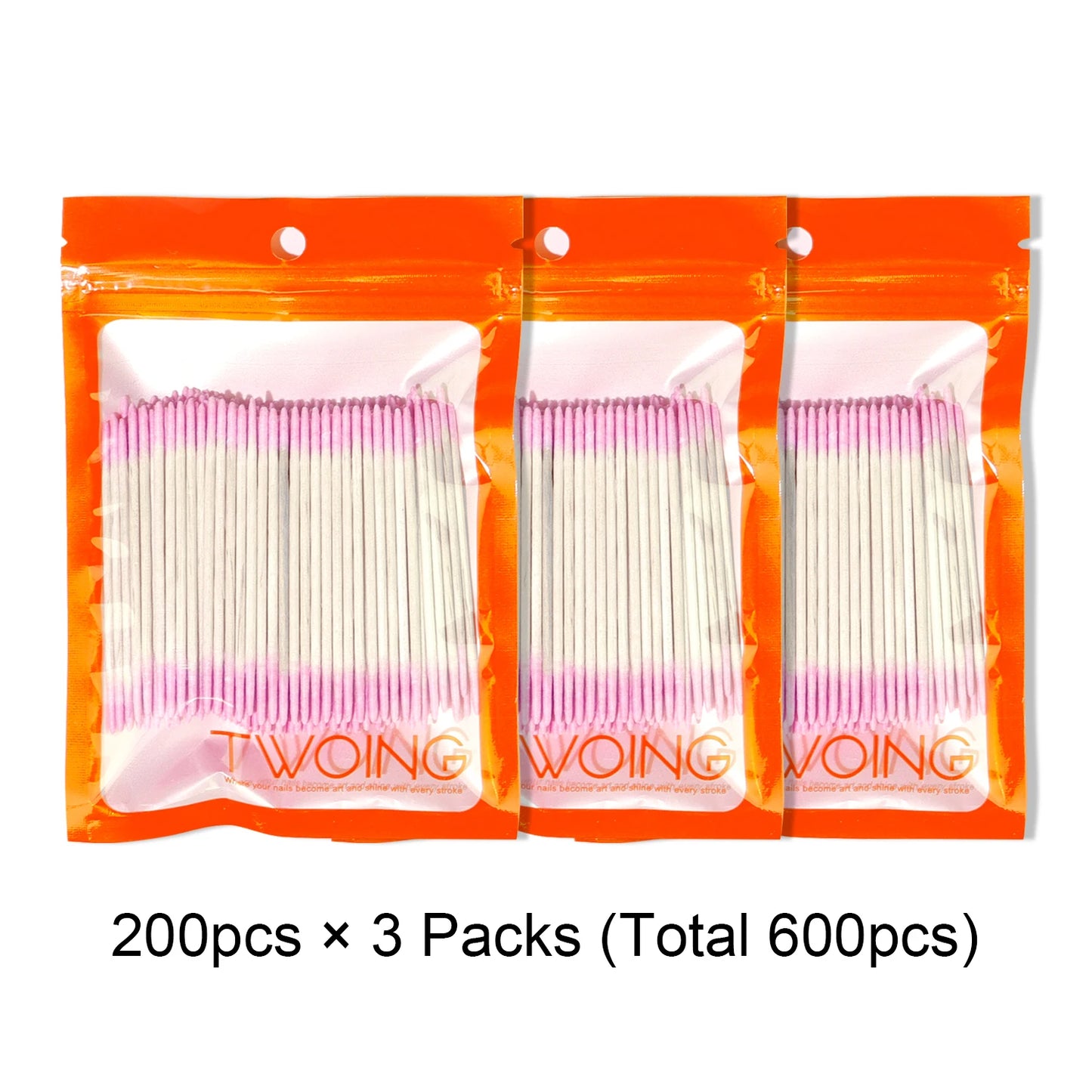 200pcs Overflow Gel Cleaning Sticks–Dual-Ended Manicure Tools for Polish Overflow Removal, Nail Gap Cleaning&Precise Application Peaceful Pleasures Health and Wellness 600PCS