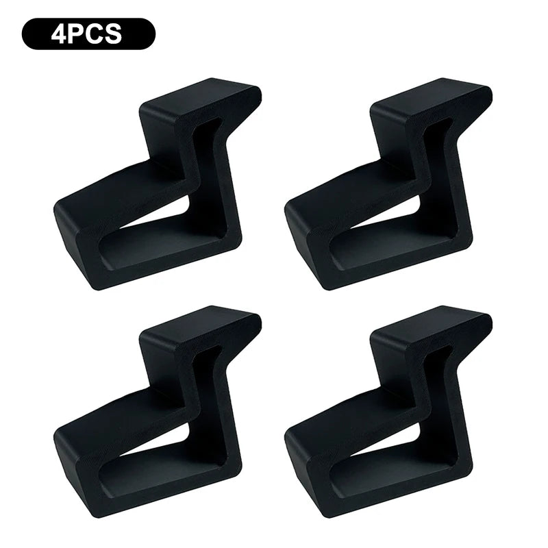 Window Stoppers Sliding Door Track Clips No-Drill | 1/2/4 Pack