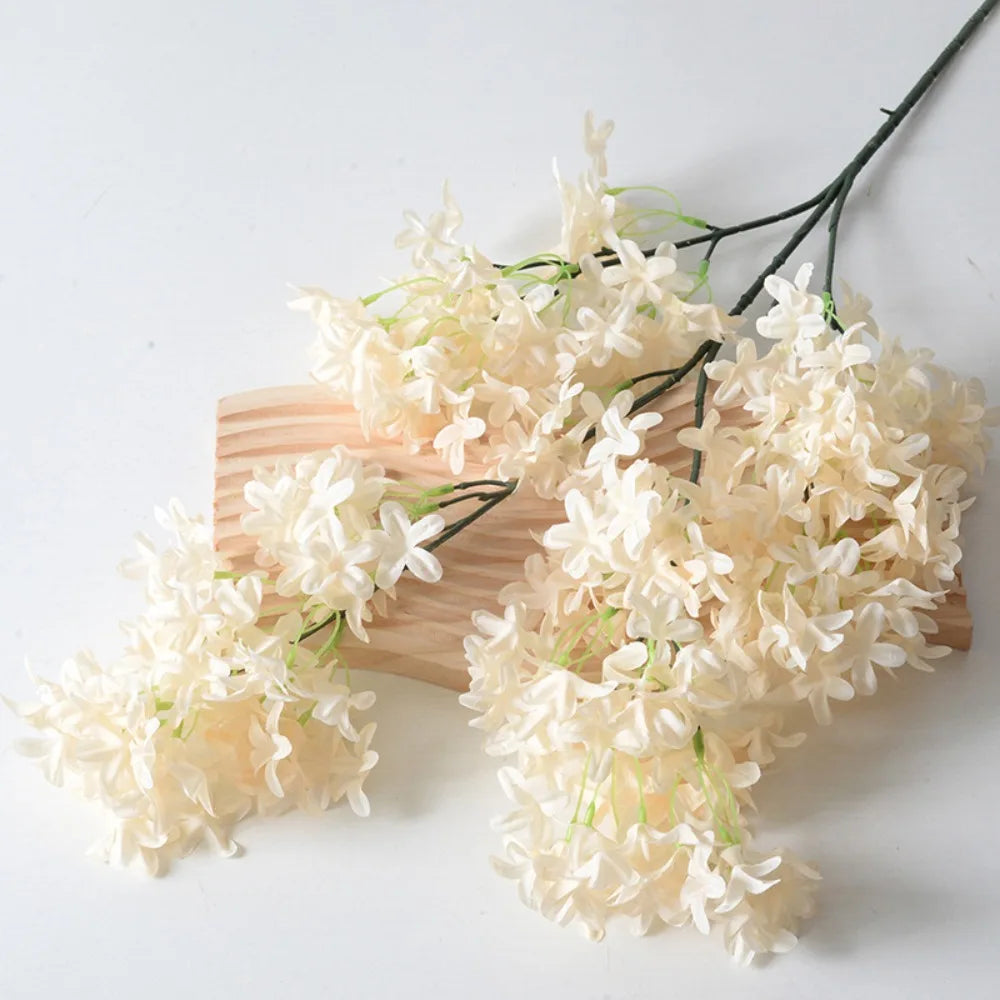 Silk Artificial Lilac Flowers Long Stem | Faux Floral Decor
