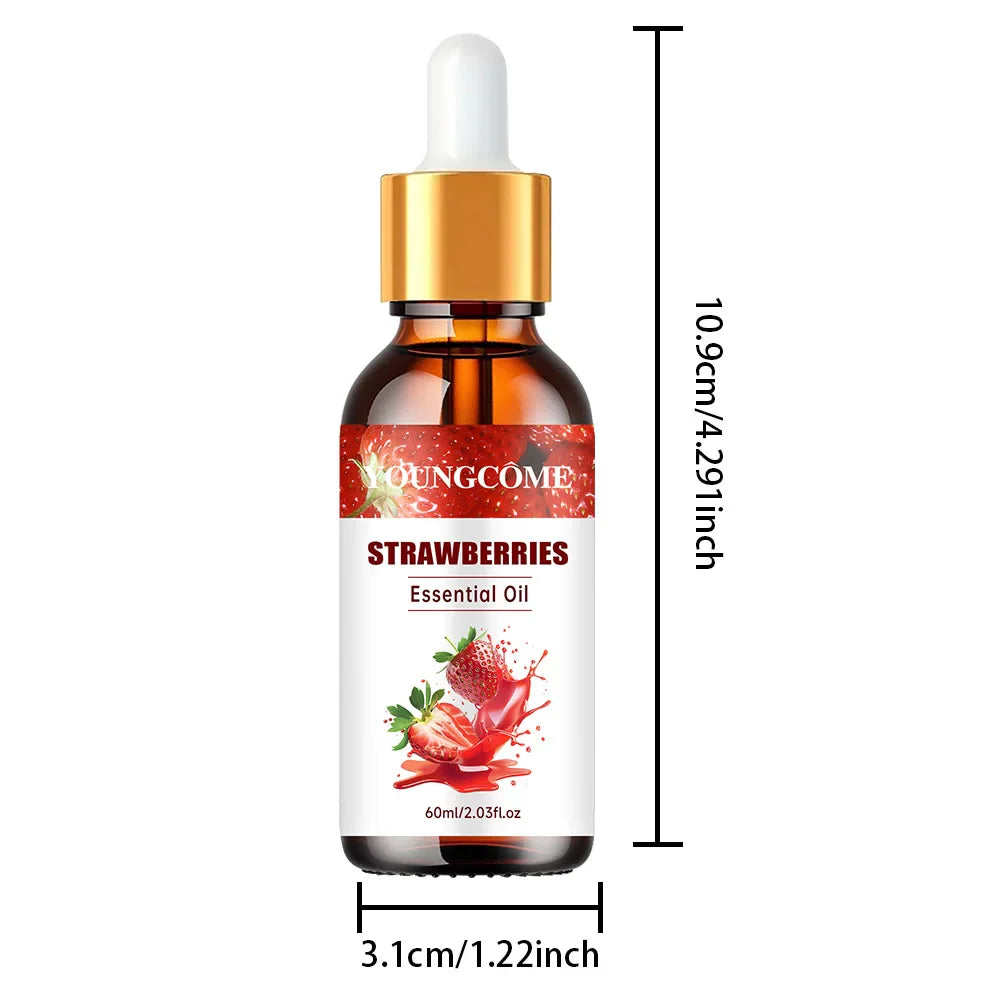 YOUNGCOME Strawberry Hair Oil – 2-in-1 Growth & Shine