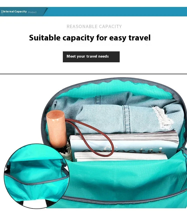 Ultralight Foldable Waterproof Backpack – Travel & Sports Daypack