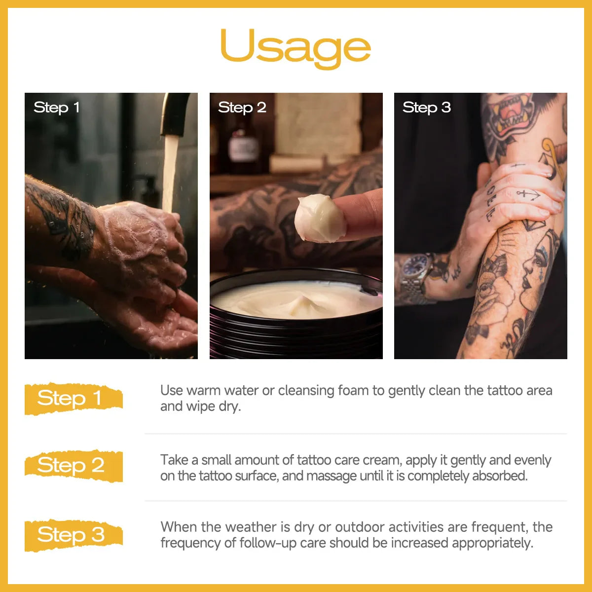 100g Tattoo Butter – Natural Brightening Skin Moisturizer