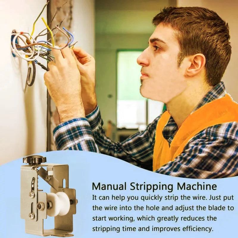 Electric Wire Manual Stripping Machine Scrap Stripper Steel Drill