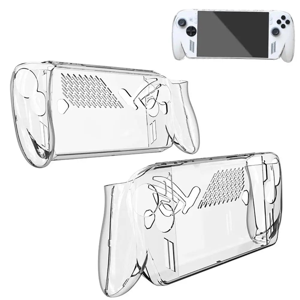 2025 Transparent Handheld Game Console Case Soft Anti Slip Protective Cover Shockproof Ergonomic Host Shell For ROG Xbox Ally X Peaceful Pleasures Health and Wellness