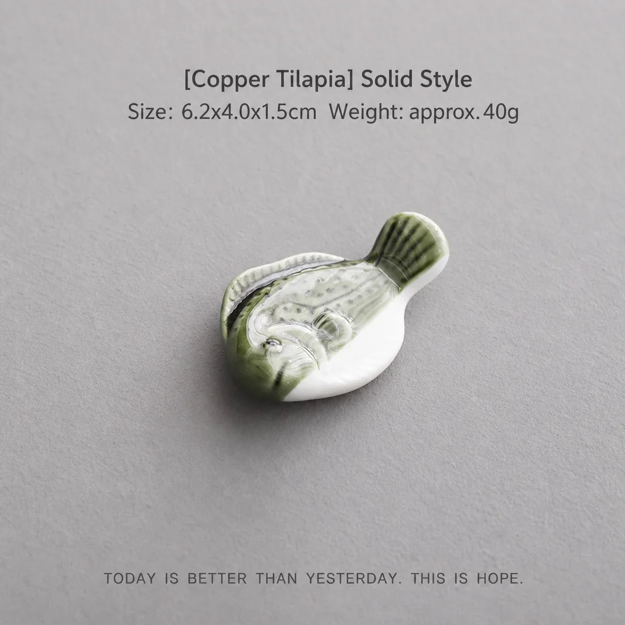 Ceramic Fish Chopstick & Pen Holder – Decorative Desk Ornament