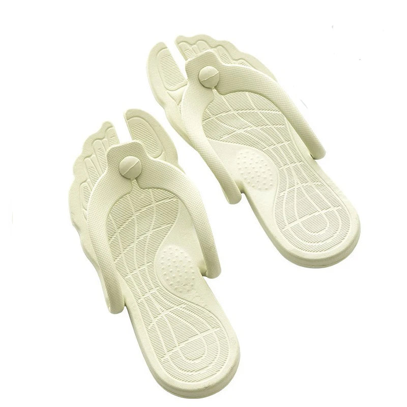 Women's Foldable Travel Slippers | EVA Flip Flops Hotel & Beach