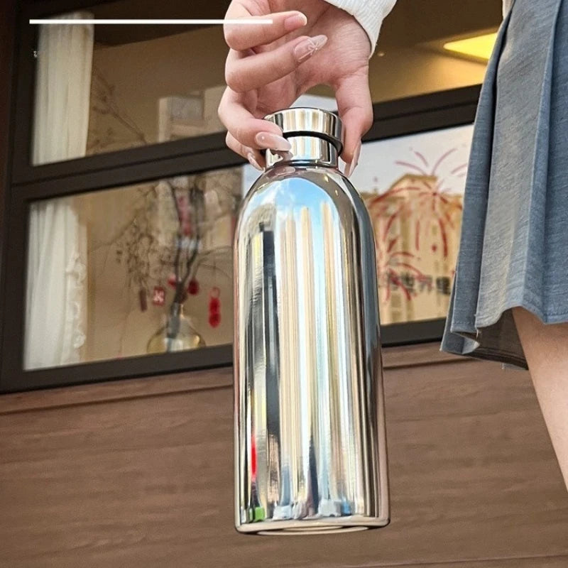 Mirror-Finish Stainless Steel Insulated Travel Cup 500ml Insulated Travel Cup Peaceful Pleasures Health and Wellness