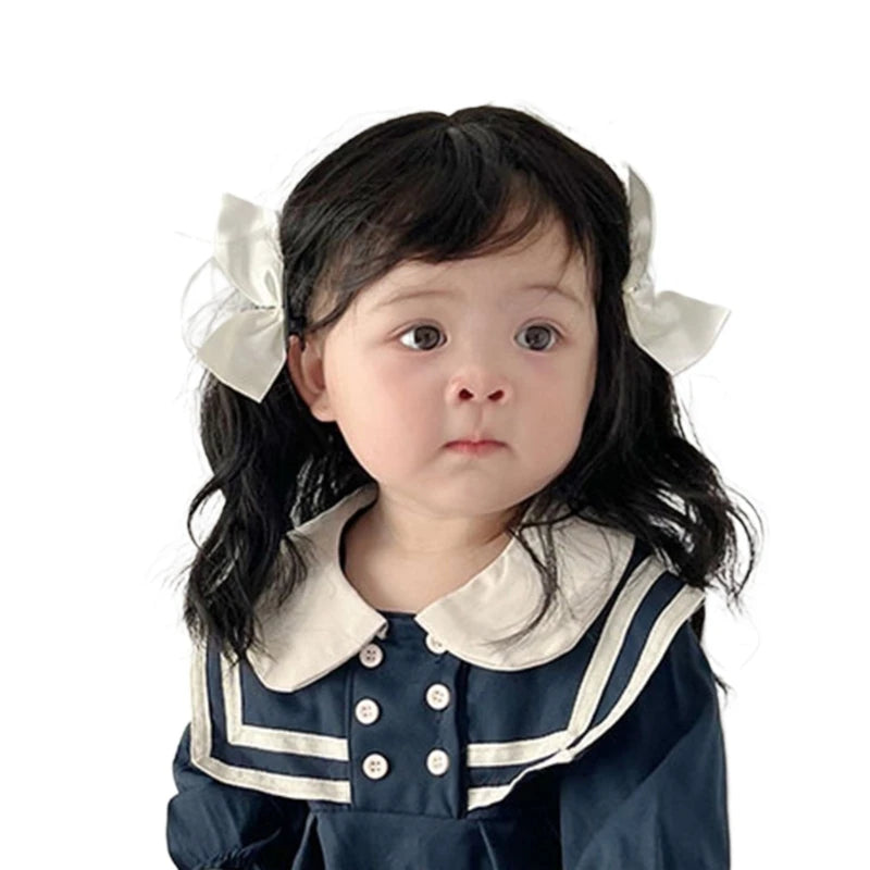Baby Girl Curly Hair Hat | Cute Infant Photo Headwear 1-3Y