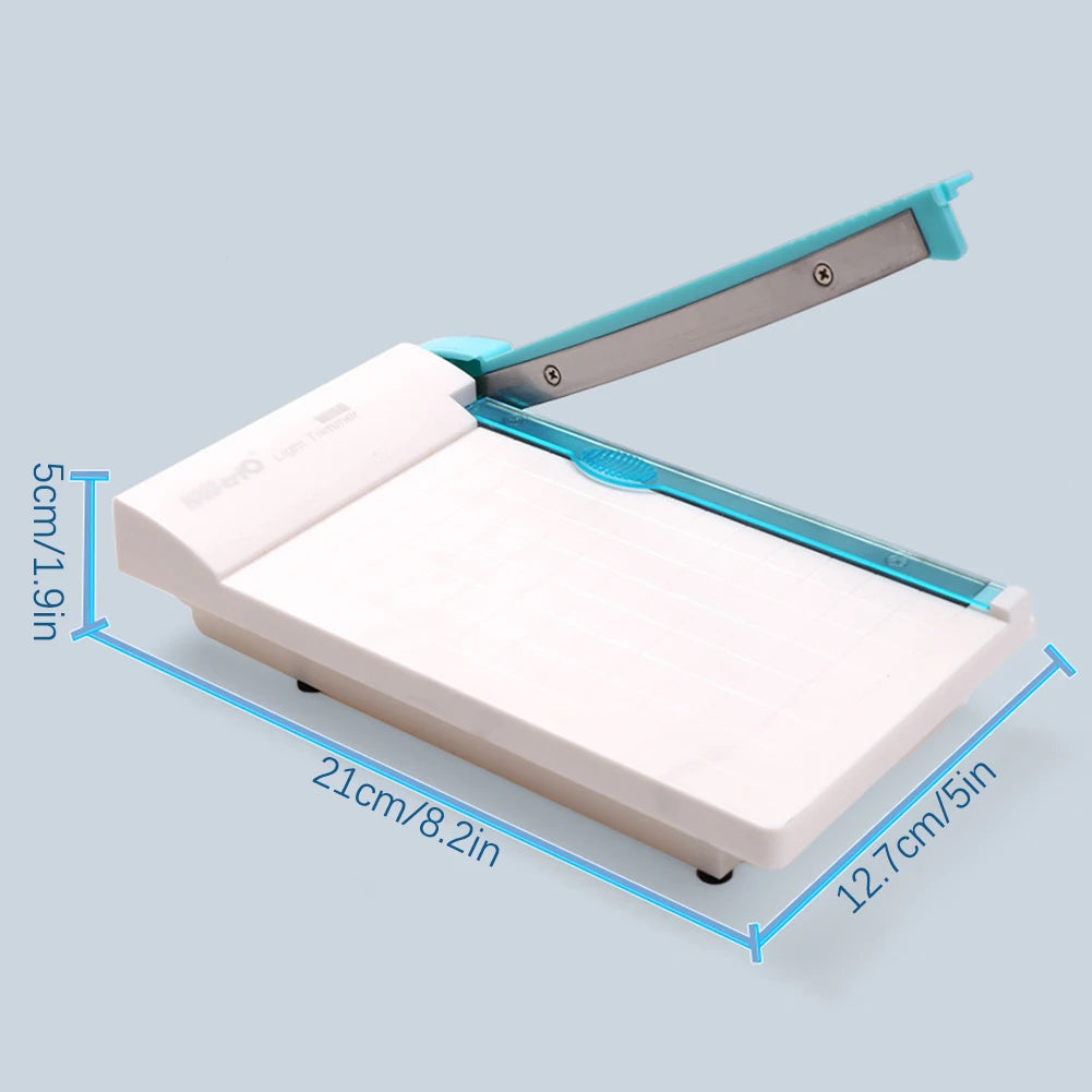 Portable Paper Cutter Multi-Purpose Non Slip Guillotine Paper Trimmer 160mm Cut Width Paper Cutters For Craft Paper Photos Cards Peaceful Pleasures Health and Wellness