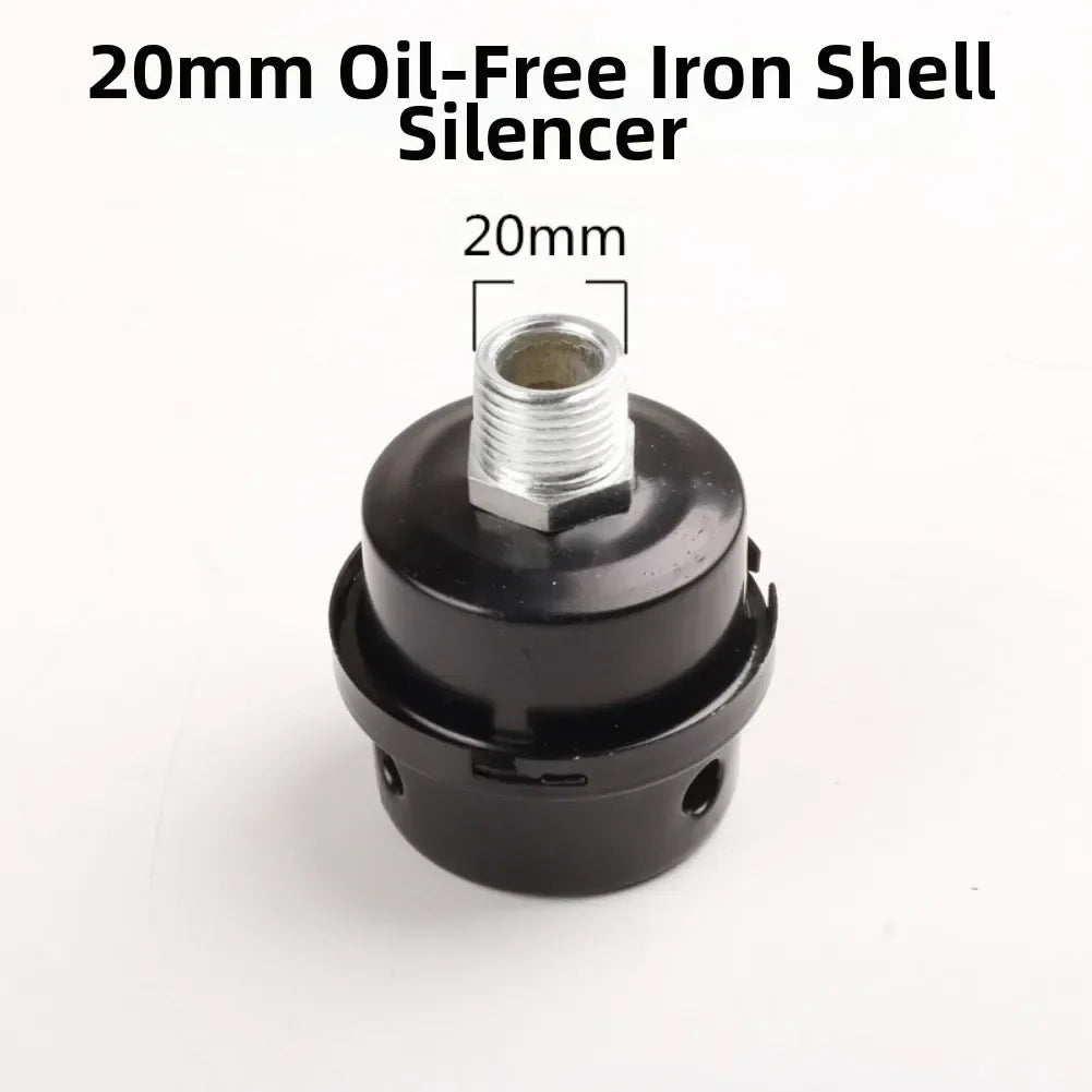 Air Compressor Intake Filter Muffler | 1/4" 3/8" 1/2" Oil-Free