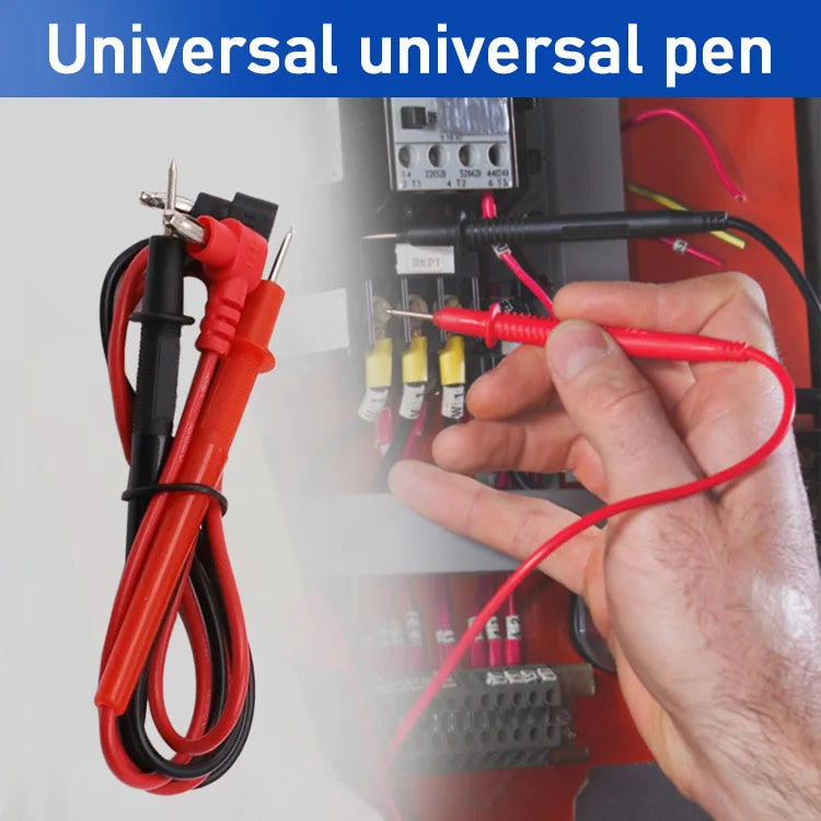 1 Pair 1000v 10A Multimeter Tests Tester Cable Tool Needles Point