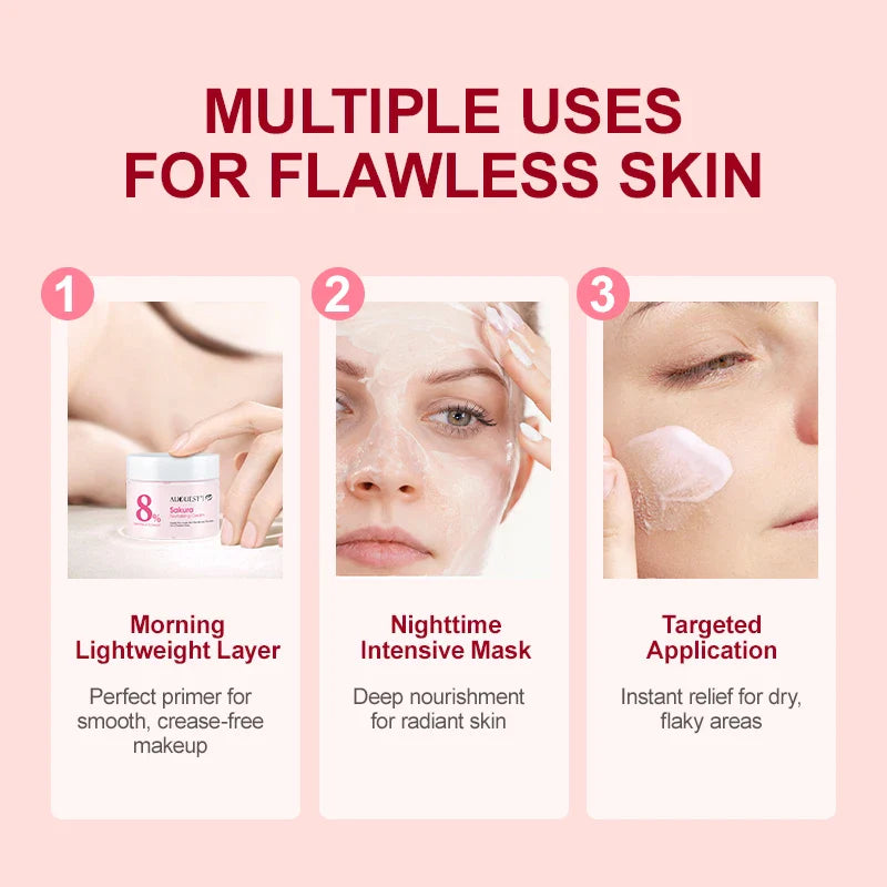 AUQUEST Sakura Face Cream – Deep Hydration & Nourishment