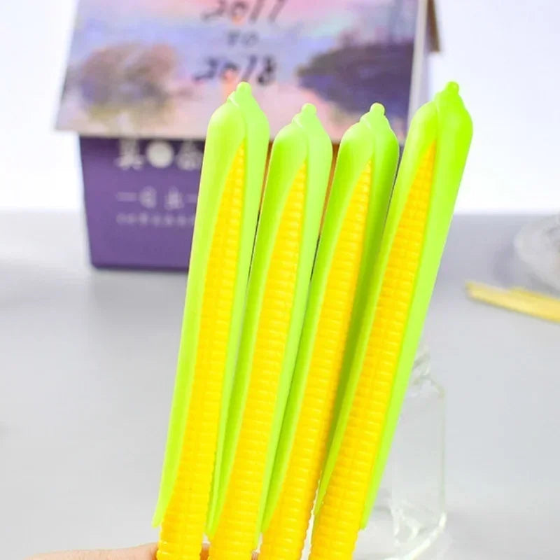 Cute Corn Gel Pen Soft Rubber Pens Creative Stationery Materials