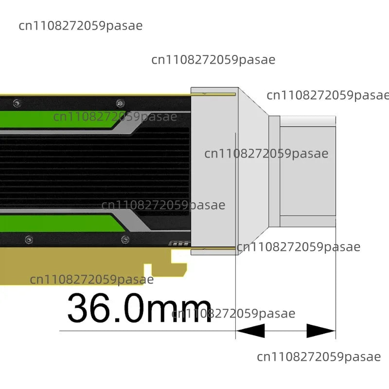 GPU Turbine Blower Fan Cooler – P4 T4 M4 L4 A2 Compatible
