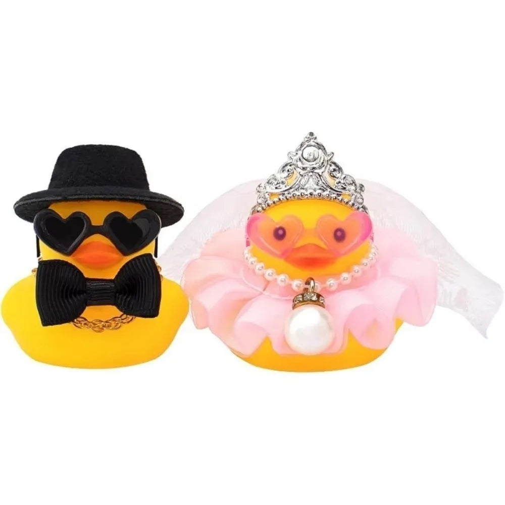 Bride & Groom Duck Ornament Set | Wedding Favors & Decor