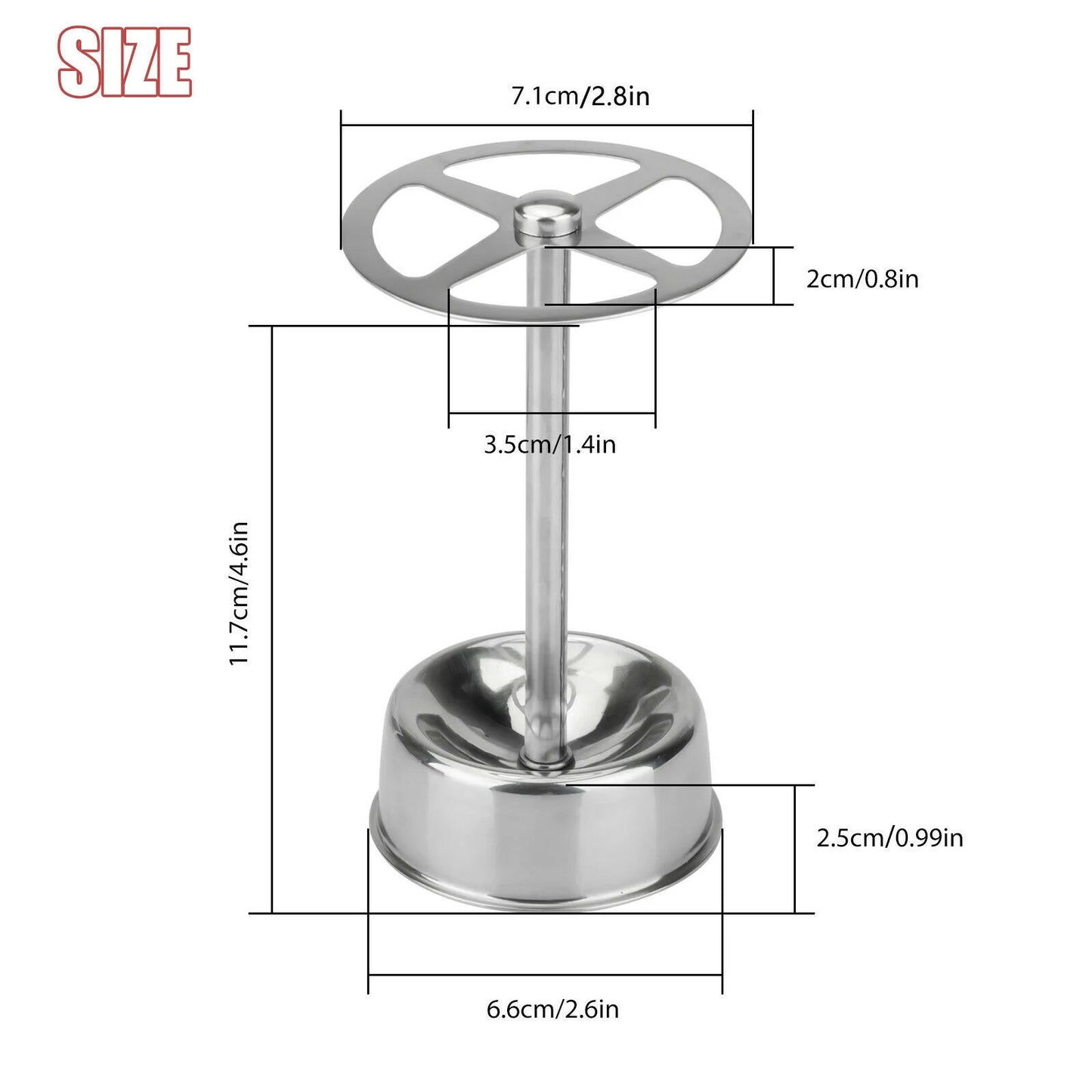 Stainless Steel Toothbrush Holder, Makeup Brush Organizer with 6 Slots, Wall Mounted Bathroom Storage for Electric Toothbrush Peaceful Pleasures Health and Wellness