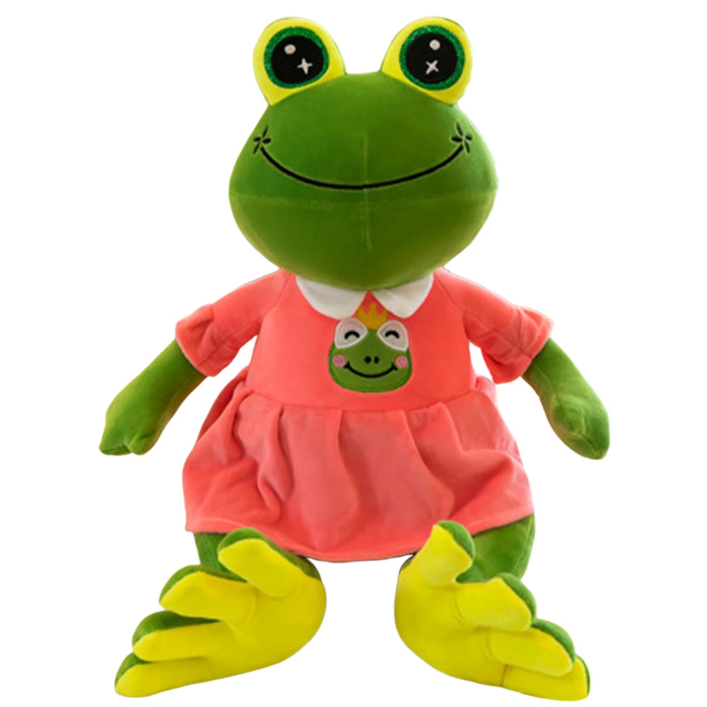Green Frog Plush Toy – Soft Couple Stuffed Animal Gift
