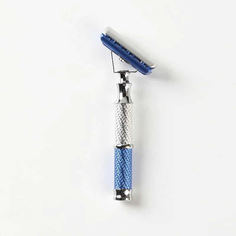 2026 New Arrival Yaqi Blind Box Razor Double-edge Tilt Diagonal Razor Head Inclined at 45° to Handle for Shaving Accessories Peaceful Pleasures Health and Wellness
