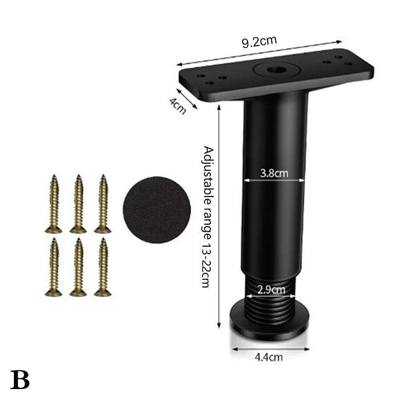 Telescopic Adjustable Bed & Sofa Support Leg – Furniture Bracket