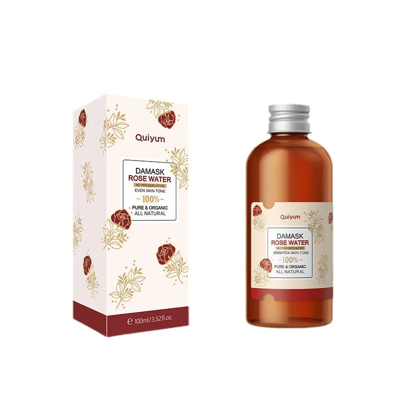QUIYUM Damask Rose Water Facial Toner Anti-Aging 100ml