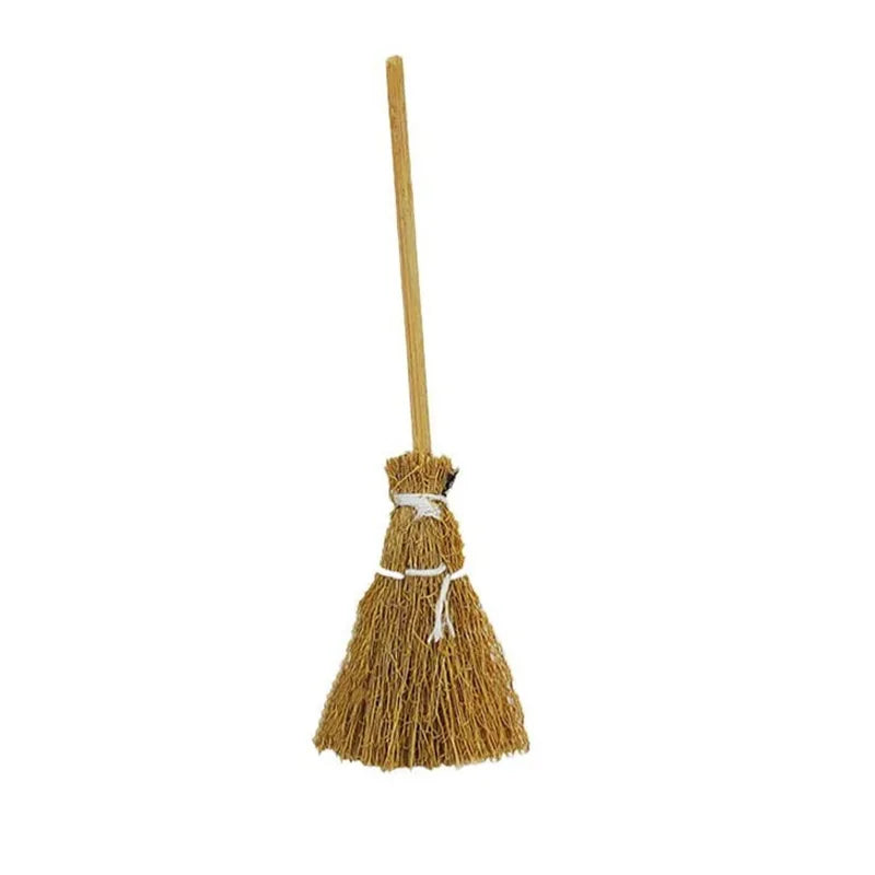 Miniature Witch Broom | Halloween Dollhouse Decor Prop