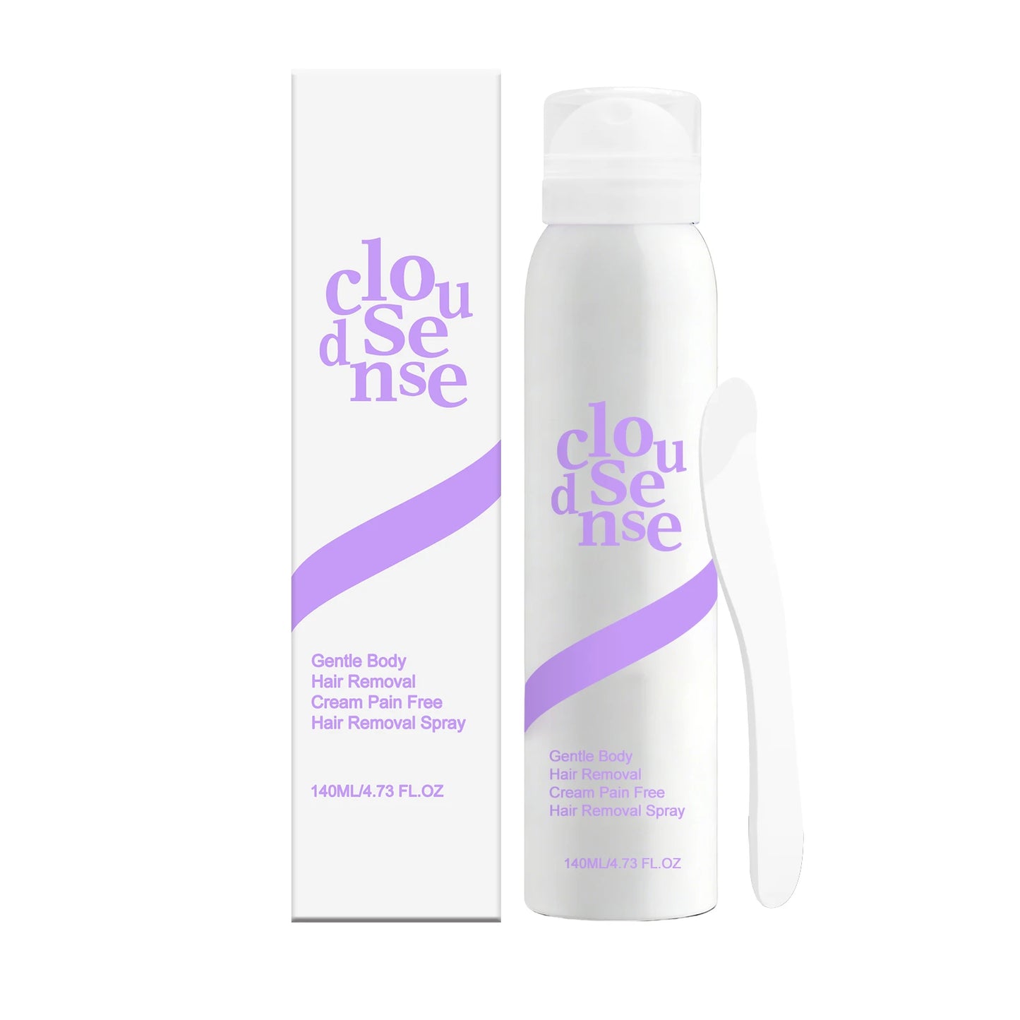 Mild Body Hair Removal Spray – Natural Plant Formula 140ml Hair Removal Spray Peaceful Pleasures Health and Wellness 140ml Boxed