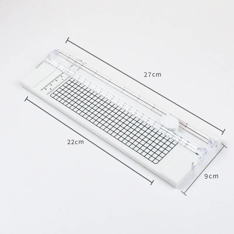 A4 Paper Trimmer Security Safeguard Side Ruler Portable Straight Edge