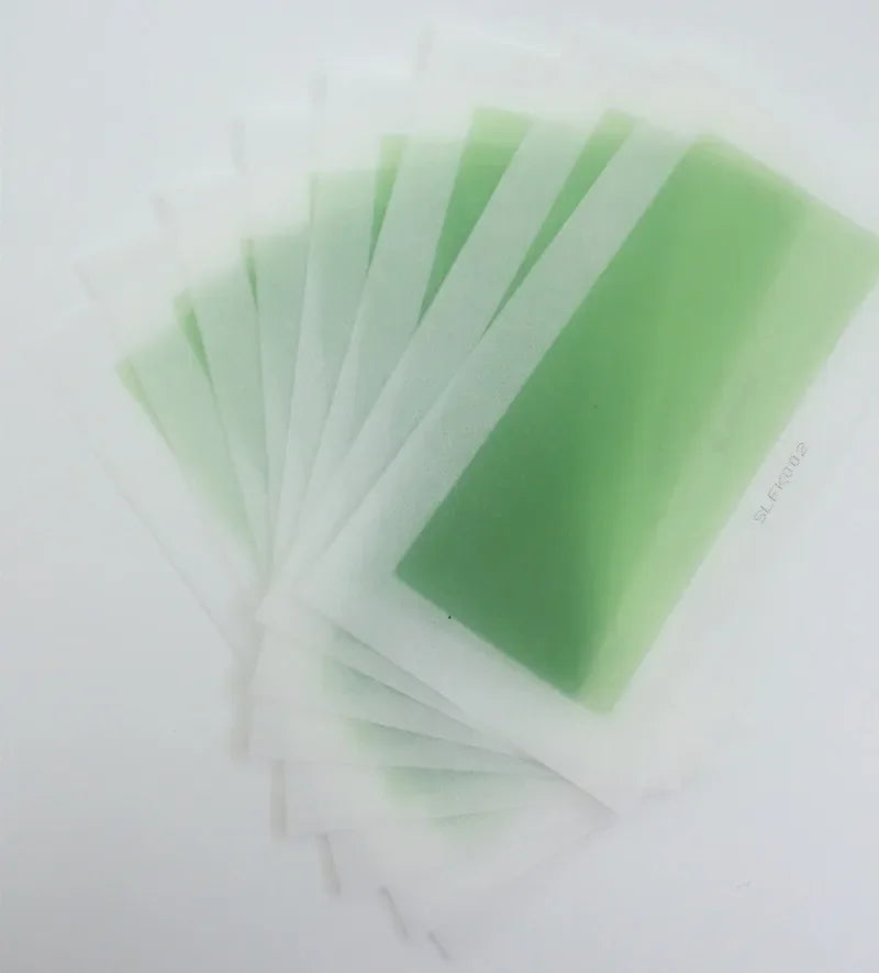 10 Pcs Disposable Non-Woven Wax Strip Papers for Hair Removal