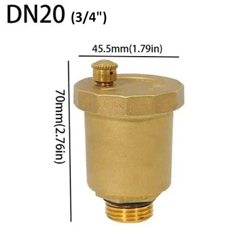 Brass Automatic Exhaust Pressure Relief Valve | Male Thread