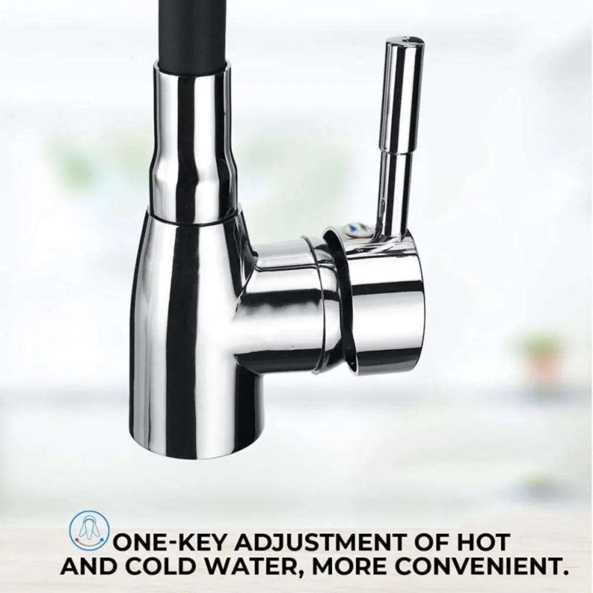 Modern 304 Stainless Steel Kitchen Faucet | Single Handle