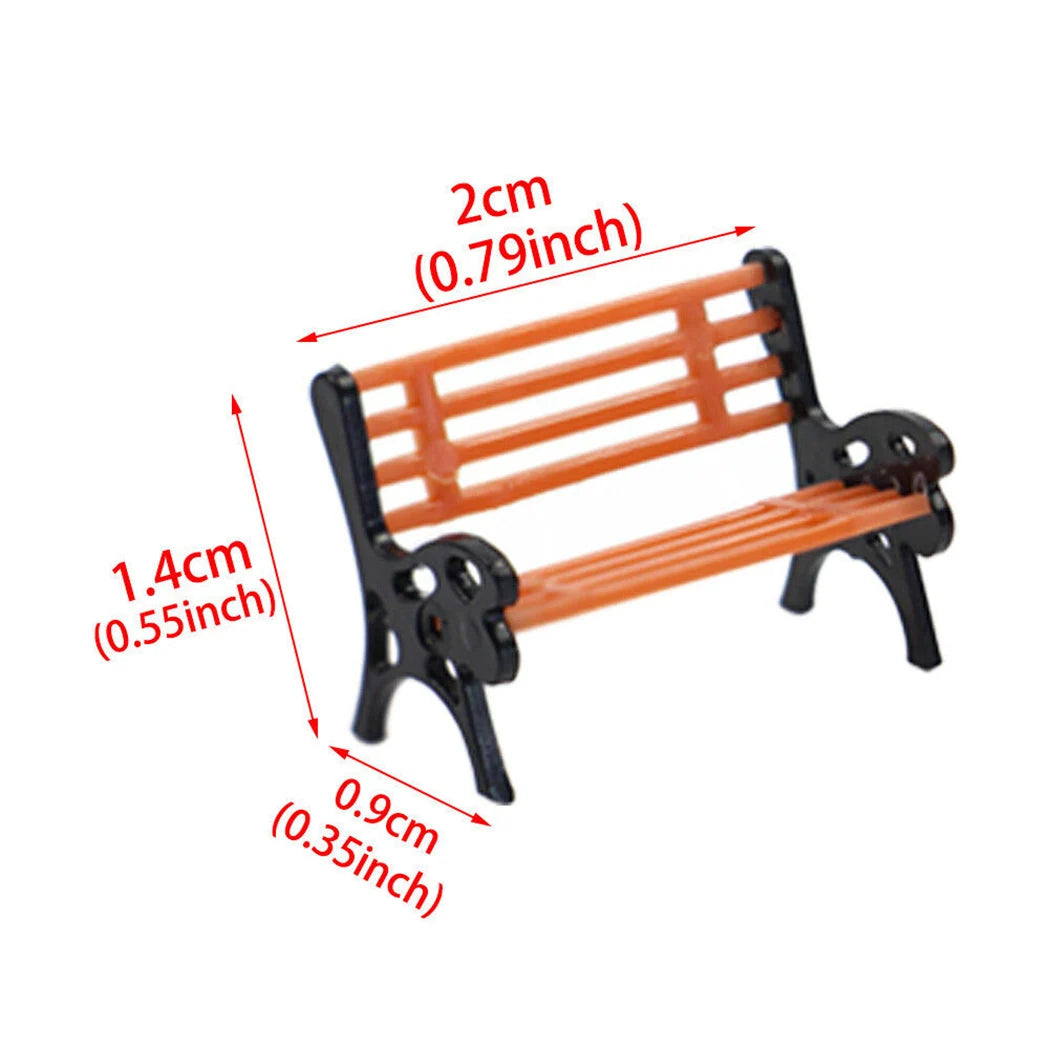 Model Train HO TT Scale 1 87 Bench Chair Settee Street Park Layout