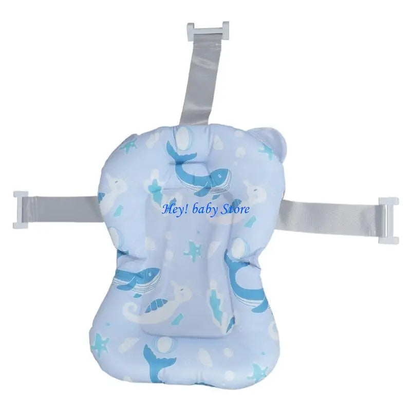Infant Bath Mat – Ergonomic Baby Bathing Cushion Pad (7–24M)