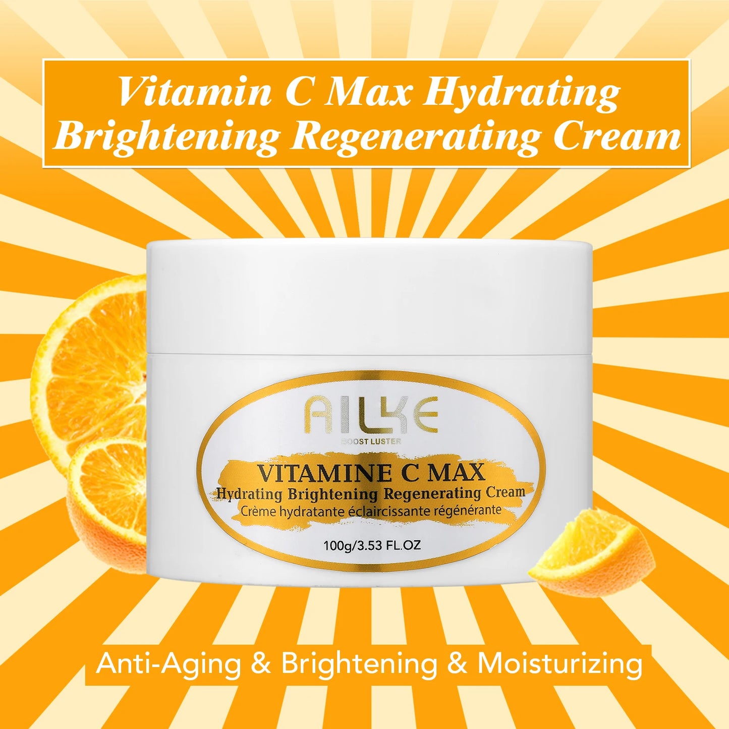 AILKE Vitamin C Brightening Body Lotion | Hyaluronic Acid