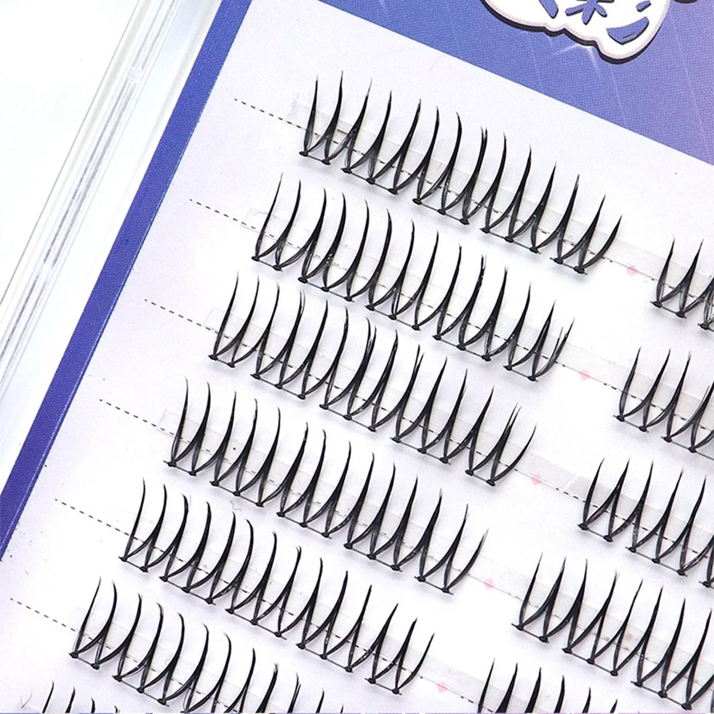 K-Beauty U-Shape Cluster False Eyelashes | Wispy C-Curl