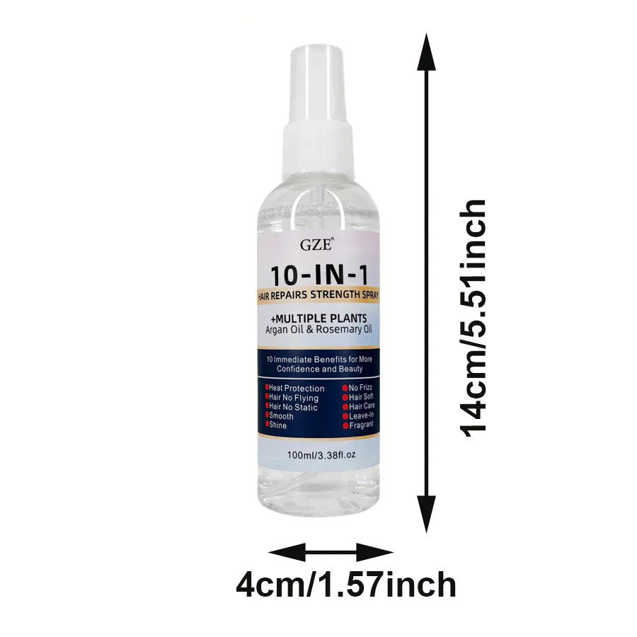GZE 10-in-1 Leave-In Conditioner Spray | Argan & Rosemary Oil