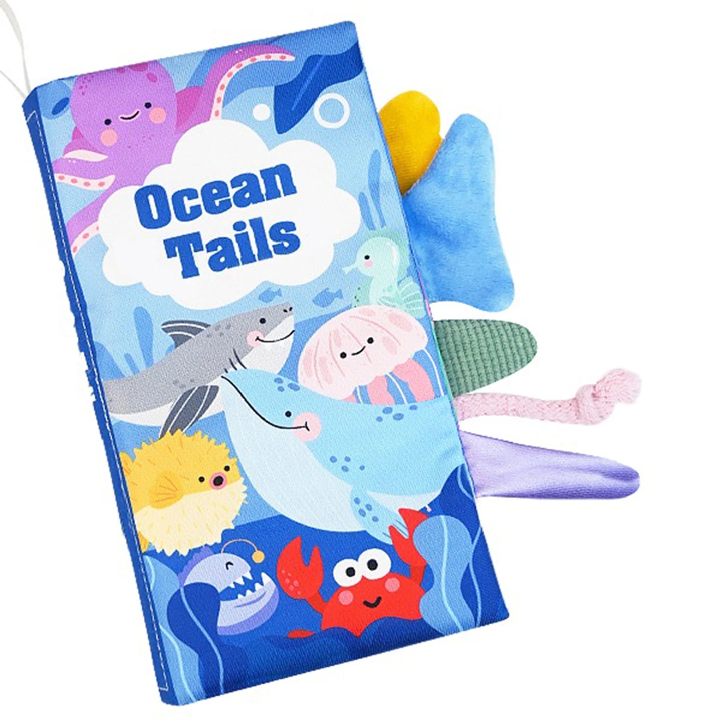 Baby Crinkle Cloth Book | 3D Animal Sensory Toy for Infants
