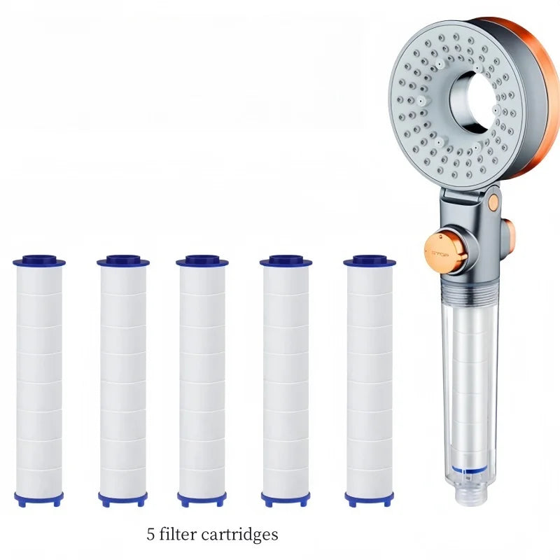 High Pressure Filtered Shower Head | 3 Modes & Rain Setting