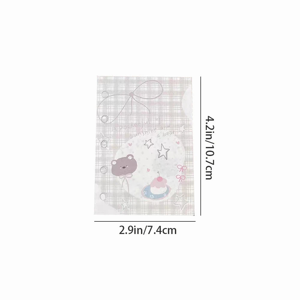 M5 Sea Bear Replacement Core Paper Weekly Monthly Plan Cartoon Inner
