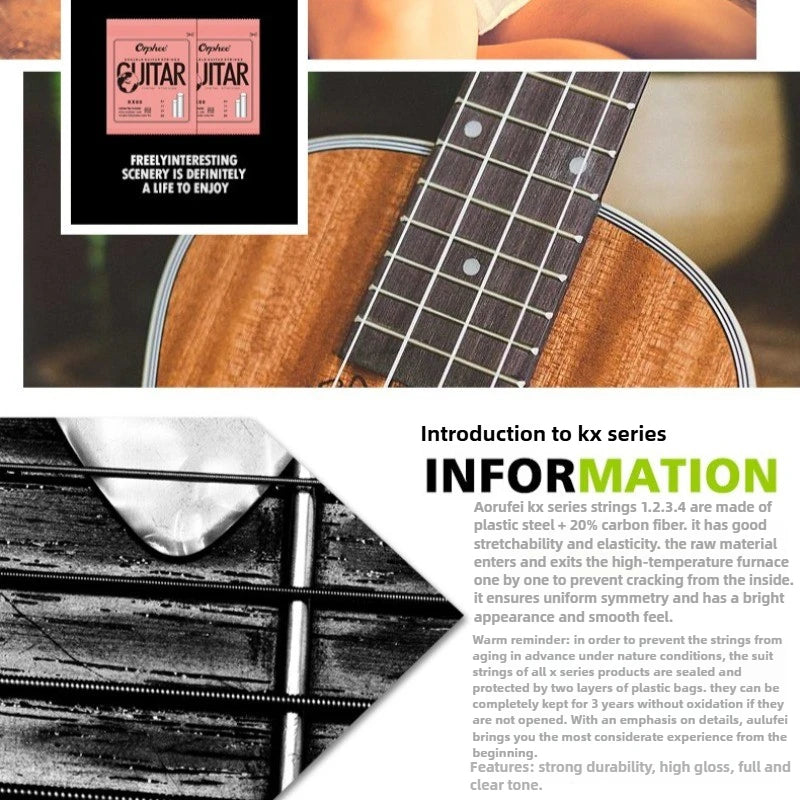 Guitar Accessories Orphee Strings KX80 Ukulele 1-
