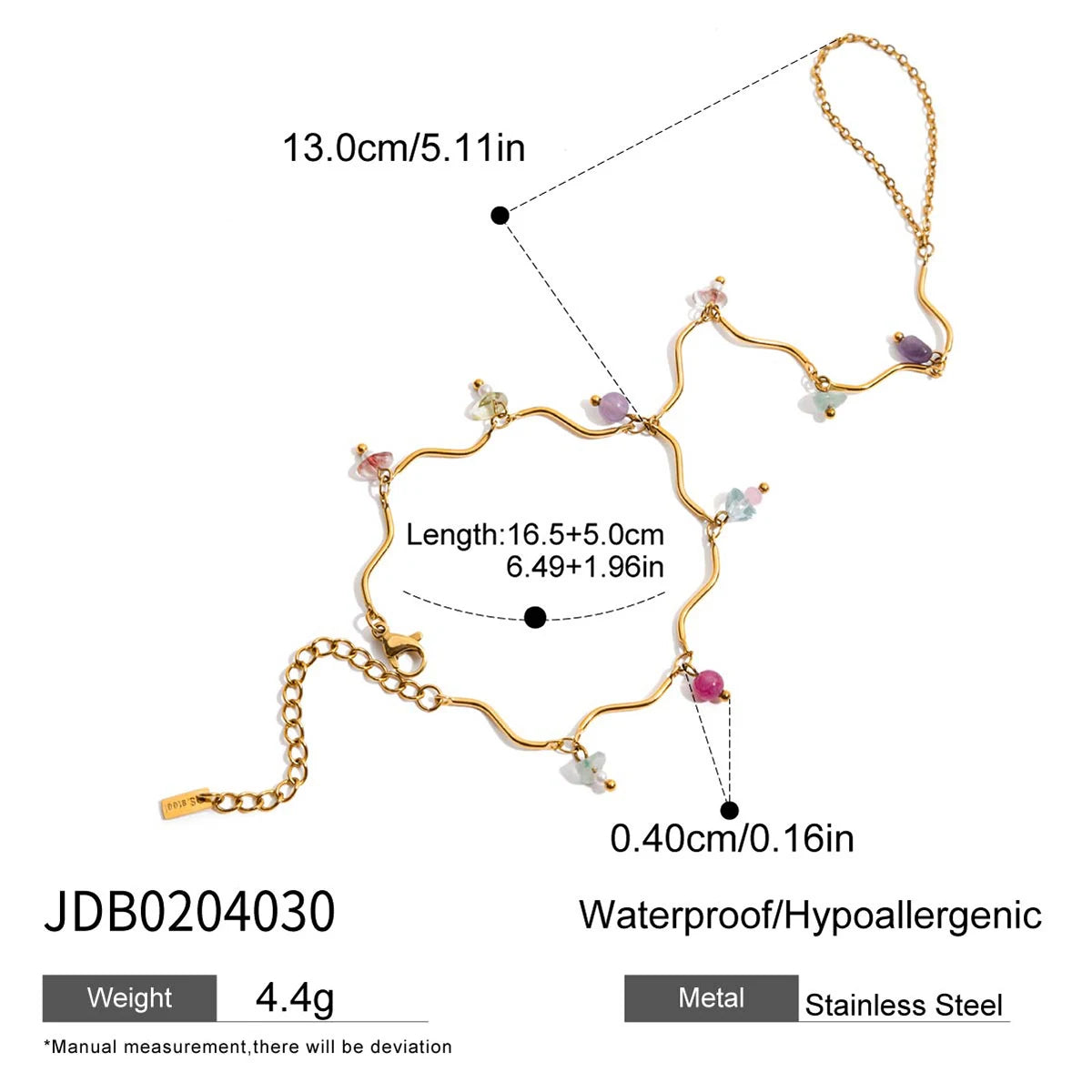 Stainless Steel Zircon Pearl Finger Chain Creative Light Luxury and High-end Jewelry That Does Not Fade Interphalanged Bracelet Peaceful Pleasures Health and Wellness JDB0204030