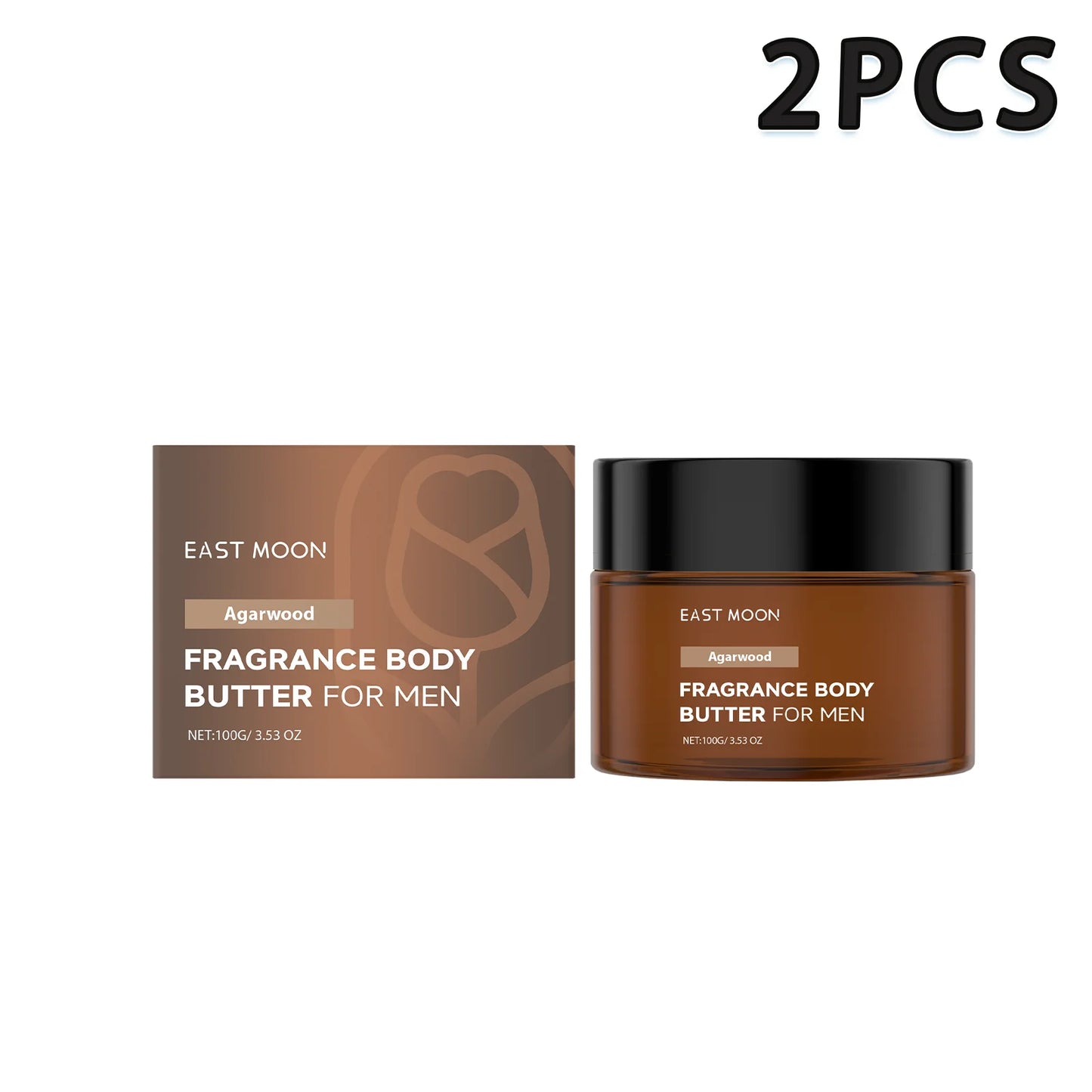 Men's Scented Body Lotion Sandalwood Extract Improves Skin Elasticity Radiance Non Greasy Fast Absorption For Dry Skin Peaceful Pleasures Health and Wellness 2 Pcs