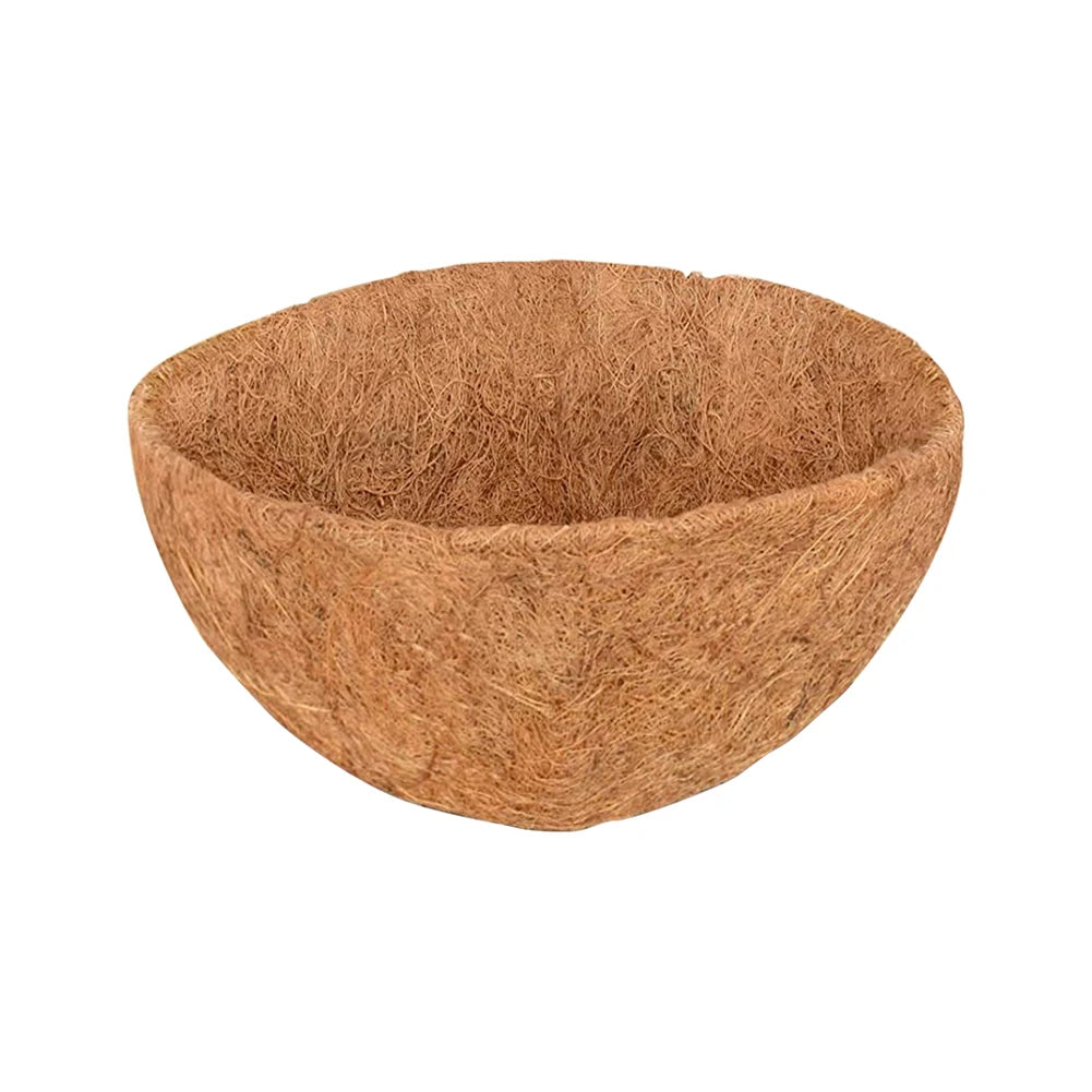 Natural Coconut Fiber Basket Liners 8–16 Inch – Replaceable Peaceful Pleasures Health and Wellness