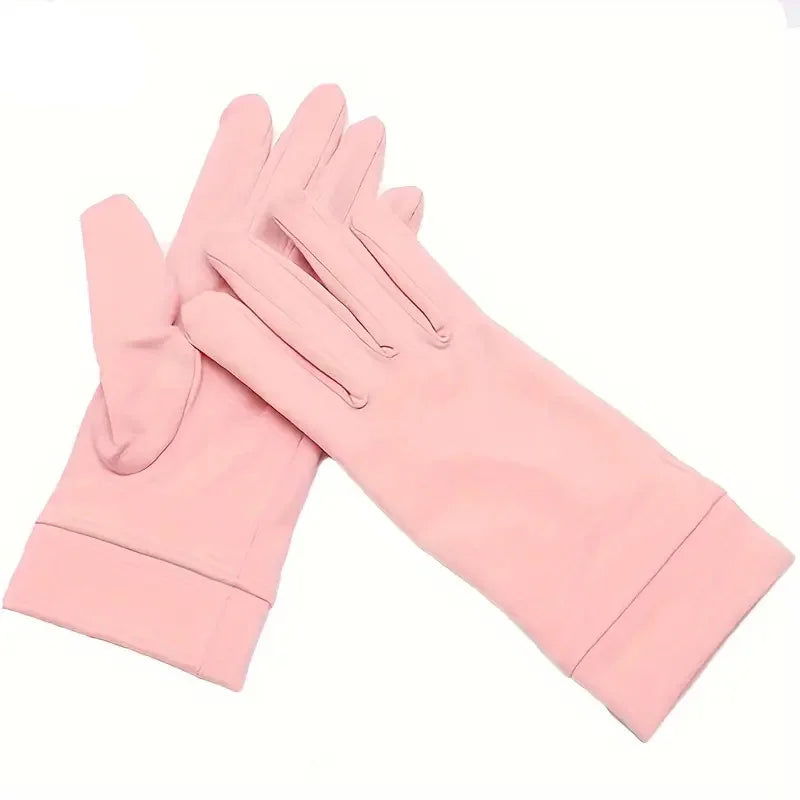 1 Pair Full Finger Pressure Health Cotton Gloves,Health Rehabilitation Training,Cycling Gloves Peaceful Pleasures Health and Wellness Pink S