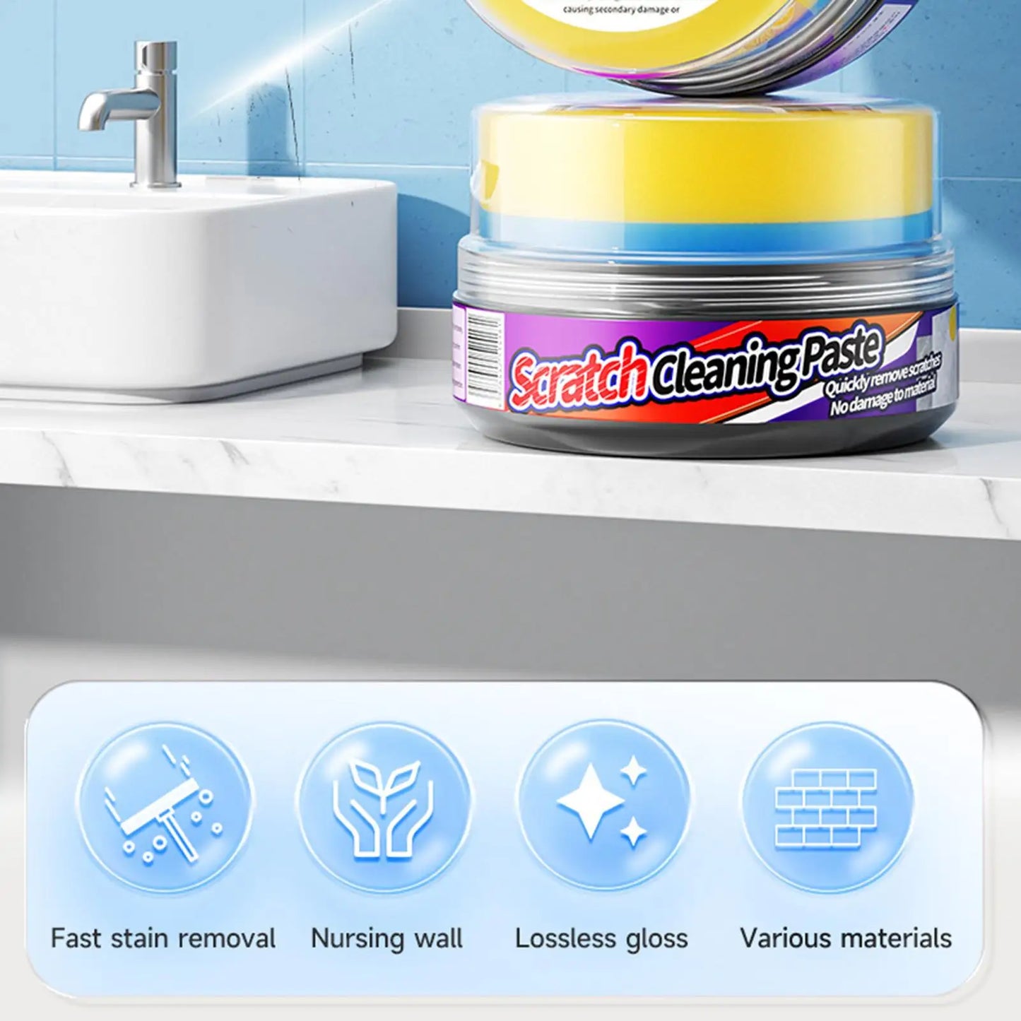 350g Tile Scratch Repair Paste | Waterproof Floor Restorer