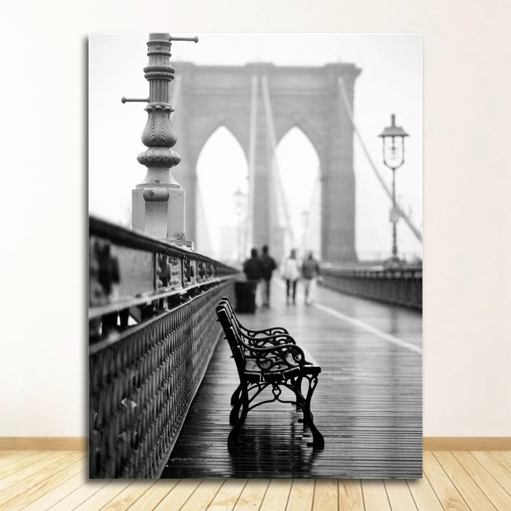 White Retro Poster Wall Pictures For Living Room Decor Paris Landscape Wall Art Canvas Painting Nordic Posters And Prints Black Peaceful Pleasures Health and Wellness 1097XX06 20x30cm Unframed